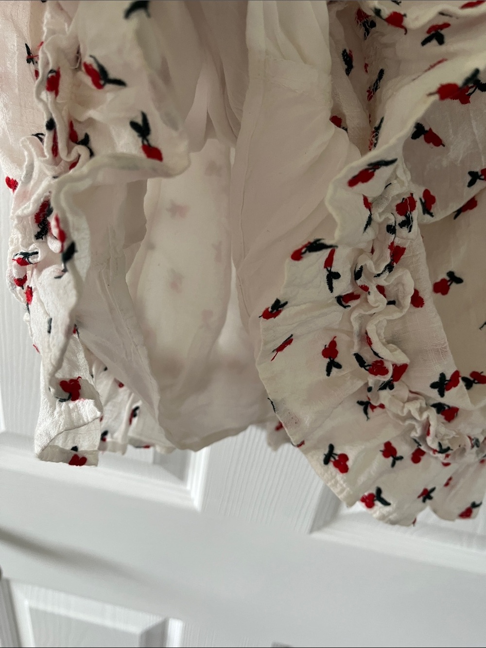 Zara embroidered cherry Dress 🍒 - Picture 7 of 14